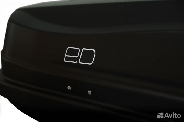 Бокс багажный Евродеталь Магнум 330 черный карбон