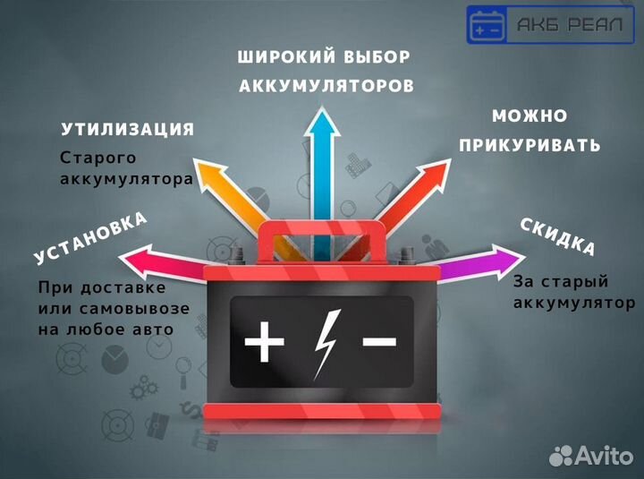 Аккумулятор 77 Ah рабочий