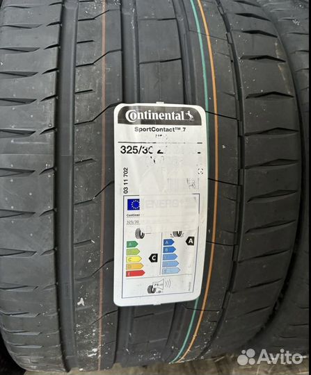 Continental ContiSportContact 7 285/35 R21 и 325/30 R21 108Y