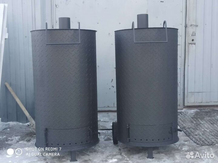 Бочка металлическая для сжигания мусора