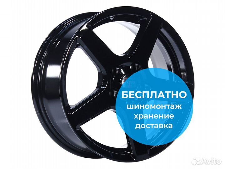R16 5x114,3 6,5J ET45 D60,1 Alcasta M62 black