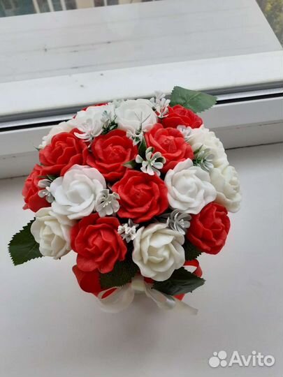 Букет цветов из мыла