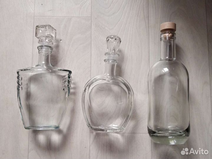 Бутылки, Графины