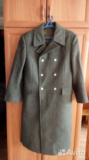 Шинель вс РФ оливкового цвета р.46-48
