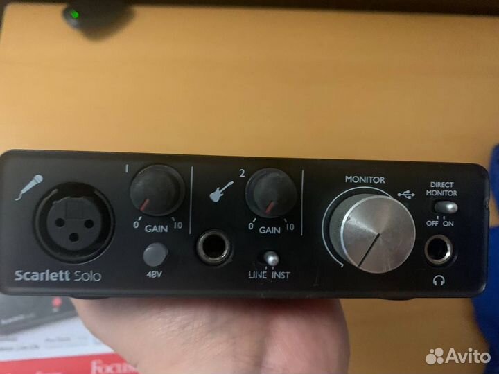 Аудиокарта focusrite solo 2