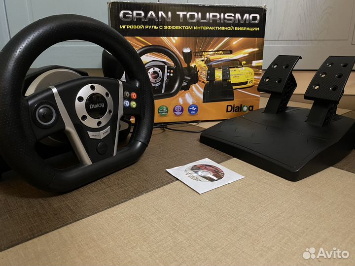 Руль Dialog GW-235VR Gran Tourismo