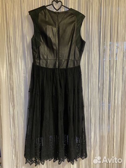 Платье женское кожаное на кораоратив