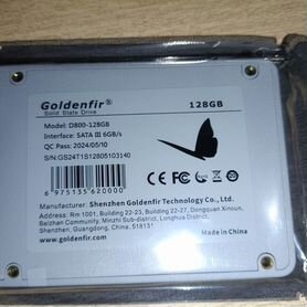 Ssd 128gb goldenfir новый