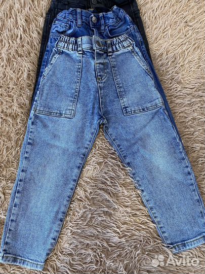 Джинсы на мальчика 104-110