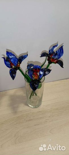 Цветы из стекла