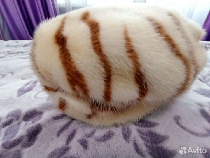 Шапка норковая женская