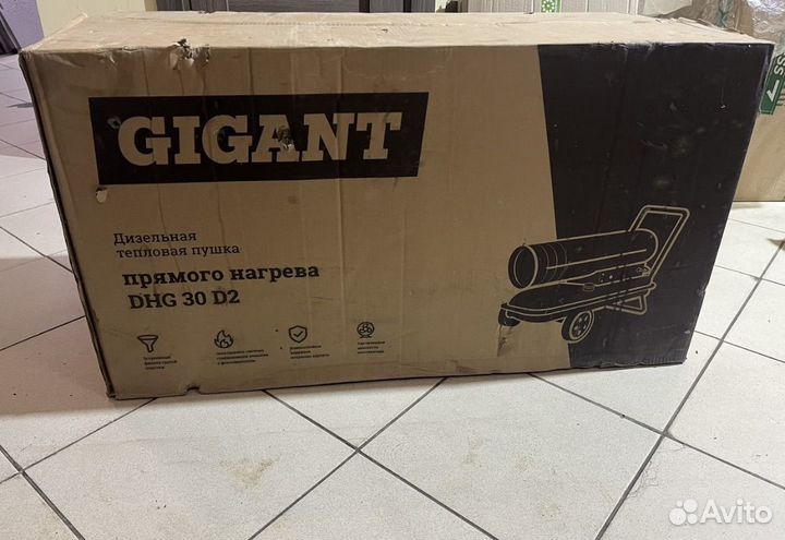 Дизельная тепловая пушка Gigant DHG 30 D2