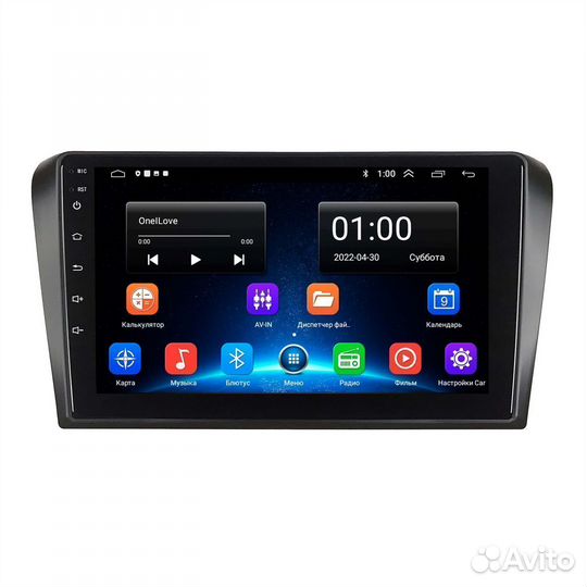 Магнитола Mazda 3 BK 2005-2009 рестайлинг Android