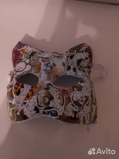 Маска кошки для квадробики)