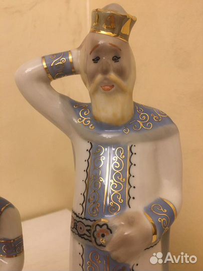 Царь и колдун, фарфор, СССР