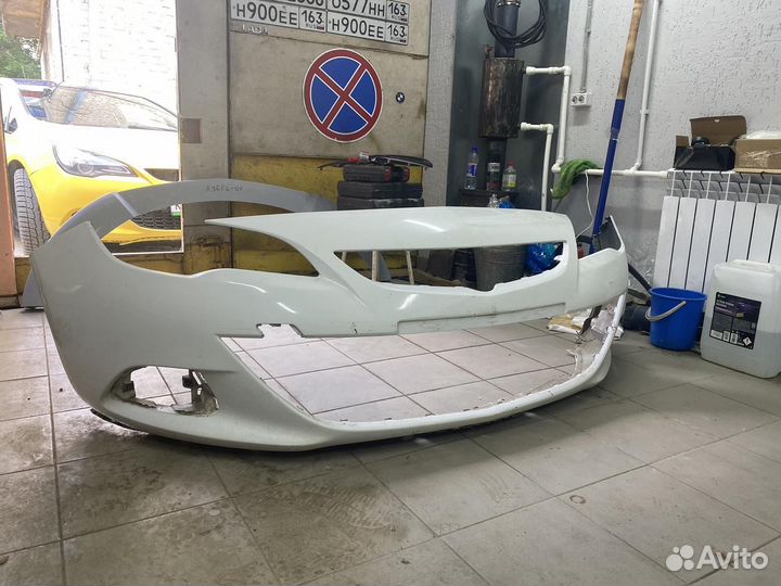 Передний бампер opel astra j gtc