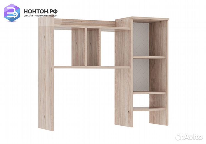 Надстройка для стола Зоо 28.01 дуб мария / белый