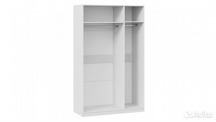 Шкаф комбинированный с 3 дверями со стеклом 