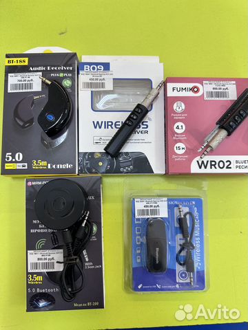 Bluetooth адаптеры USB, AUX