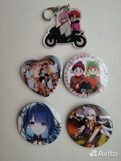 Значки с аниме