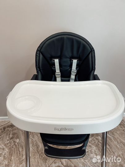 Стул для кормления Peg Perego prima papa черный