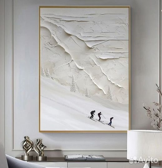 Интерьерная картина текстурная