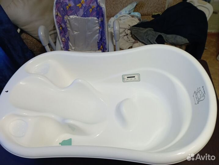 Ванночка для купания с горкой