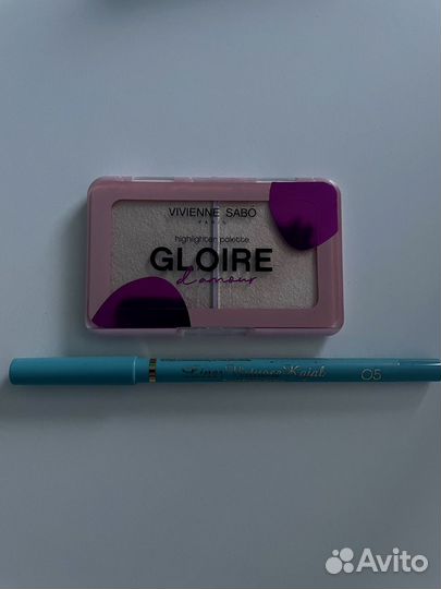 Палетка хайлайтеров + карандаш vivienne sabo