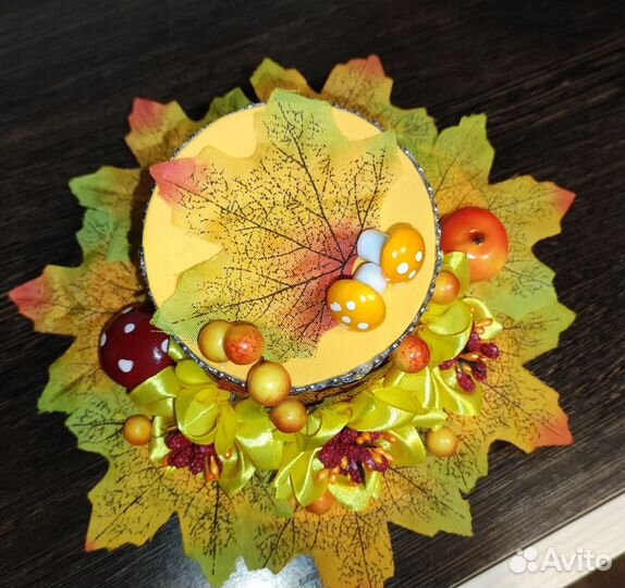 Осенняя шляпка в садик