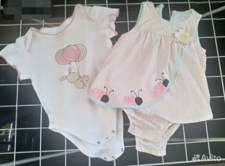 Вещи пакетом на девочку до 1 года