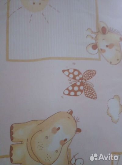 Бортики на завязках в детскую кроватку