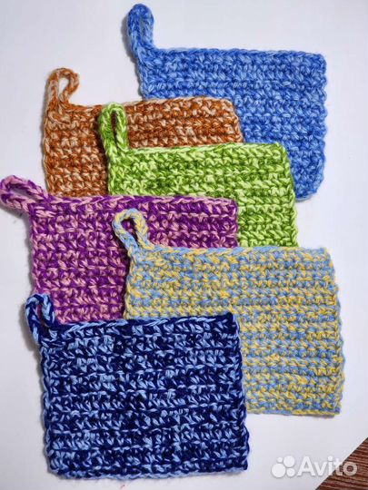 Прихватки вязаные