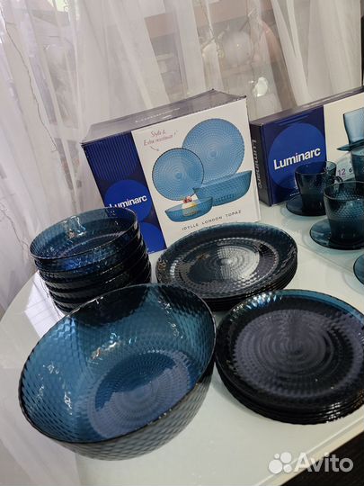 Набор посуды luminarc новый Идиллия 19 предметов