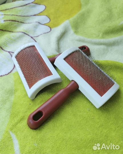 Щётка пуходёрка для шерсти животных 1 шт