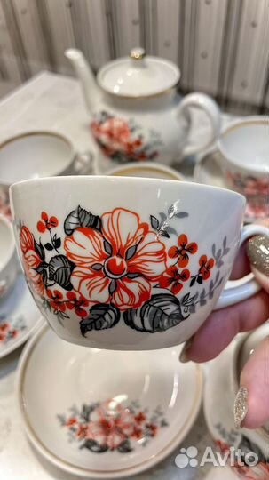 СССР,Вербилки,чайный сервиз из фарфора