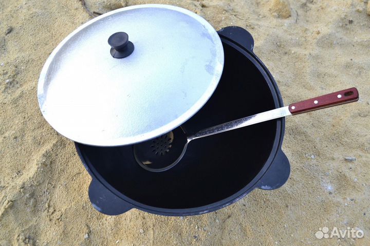Чугунный казан узбекский