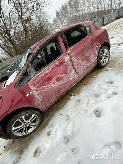 Opel Astra 1.6 AT, 2010, битый, 100 000 км