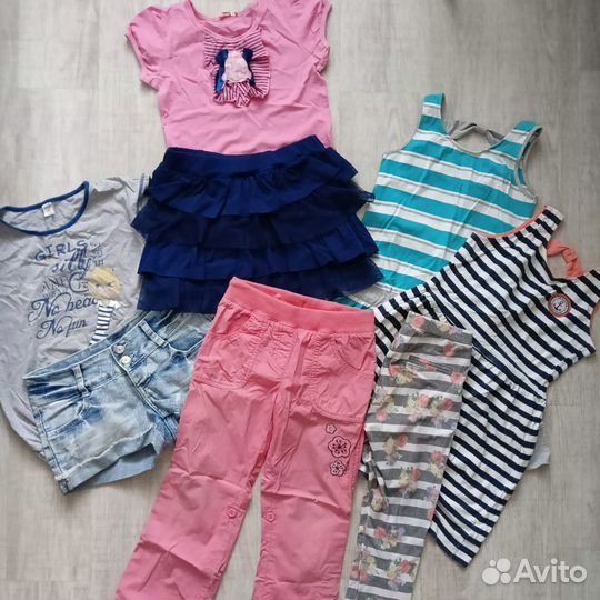 Вещи пакетом на девочку 122-132