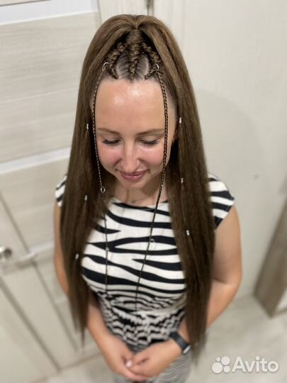 Плетение косичек с канекалоном