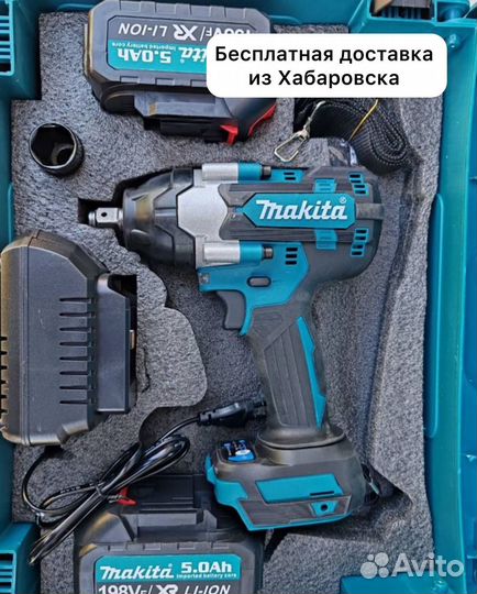 Аккумуляторный гайковерт Makita 800 н.м. (Арт.3445