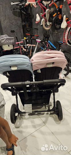 Коляска для двойни 2в1 Bugaboo Donkey 5 Twin black