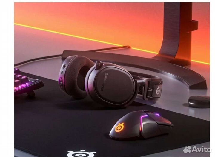 Игровые наушники Steel Series 61484 черные