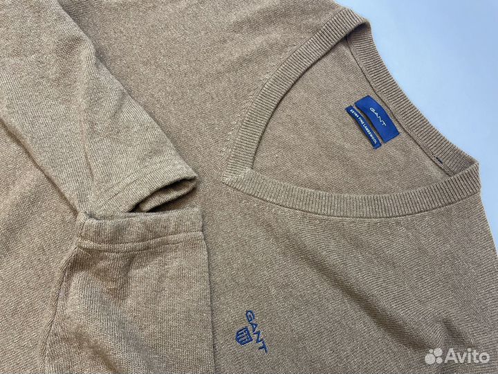 Пуловер джемпер шерстяной Gant оригинал XL