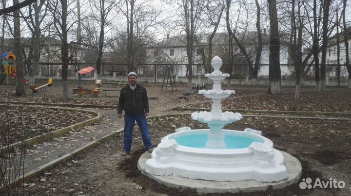 Фонтаны бетонные