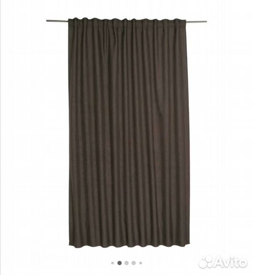 Штора на ленте Inspire Looks 200х260 см цвет кофе