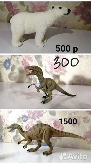 Животные schleich, collecta, procon