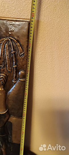 Панно большое чеканка