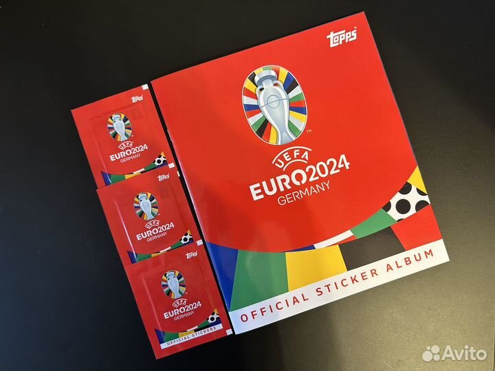 Стартовый набор Topps Euro 2024 Швейцарская версия