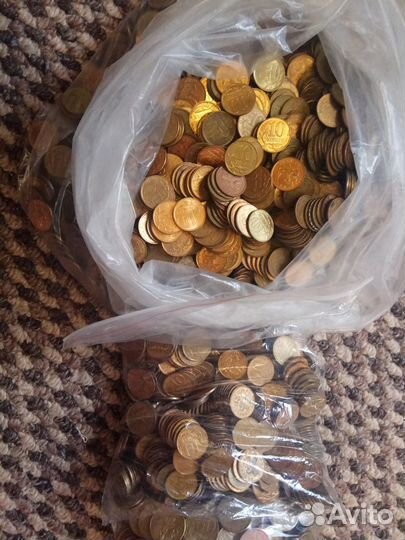 5, 10, 50 копеек 9 кг