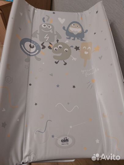 Пеленальный столик с ванночкой cam